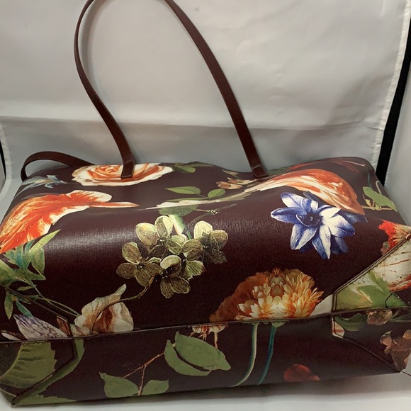 Indigo tote bag with cosmetic pouch - Picture 4 of 9